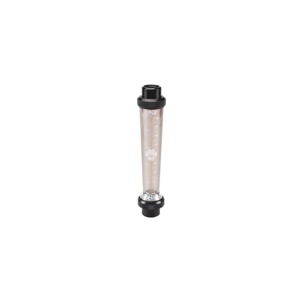 Polysulfone flowmeter, range 14-100 SCFM (400-2800 LPM) air.